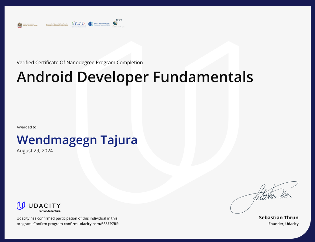 Android Developer Nanodegree